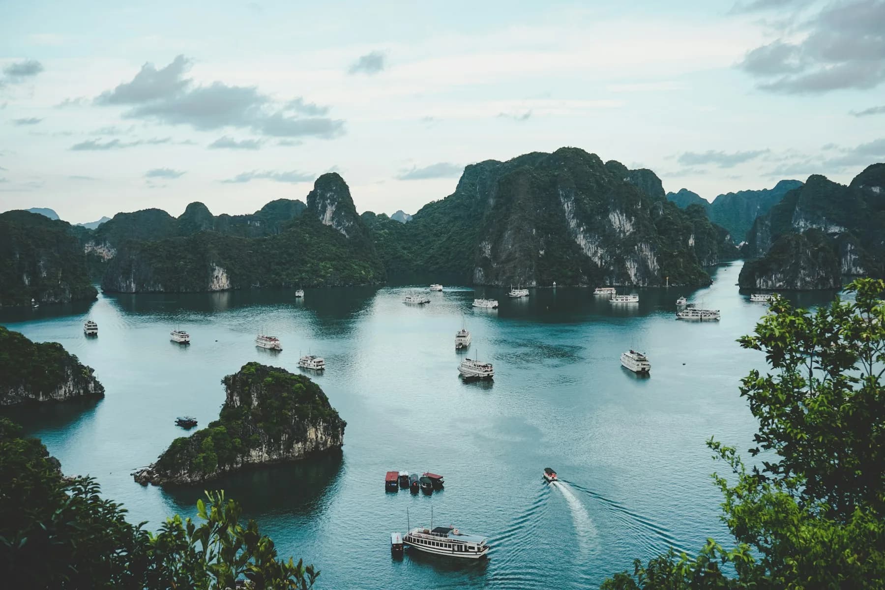 Asia and the Middle East: 24 spots, from Petra to Padar Island. Pictured: Ha Long Bay.
